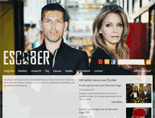 Tablet Screenshot of escober.nl